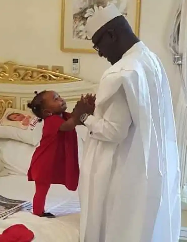 Embattled House of Reps member, Abdulmumin Jibrin, shares photo with his daughter